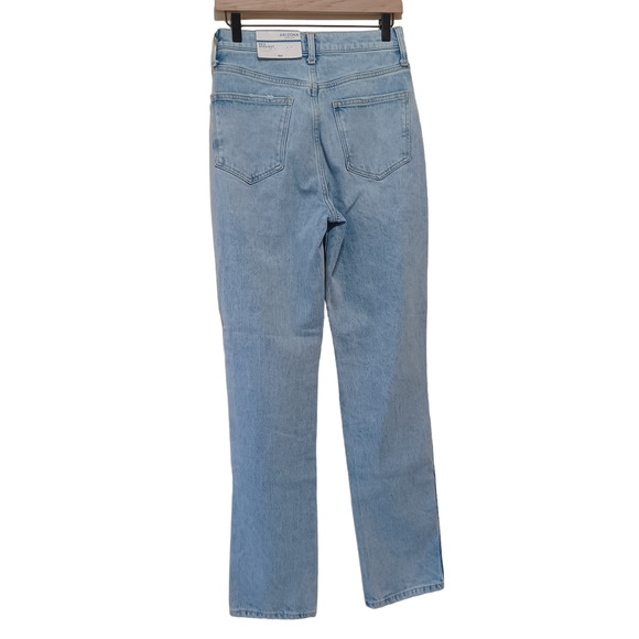 ARIZONA JEAN CO. Womens 90's Straight Fit Full Length Jeans Distressed Size 7 - Picture 4 of 6